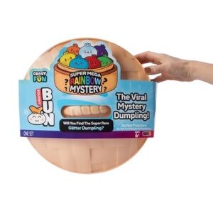 Super Mega Rainbow Mystery Squishy Bun Viral Mystery Dumpling Toy Set